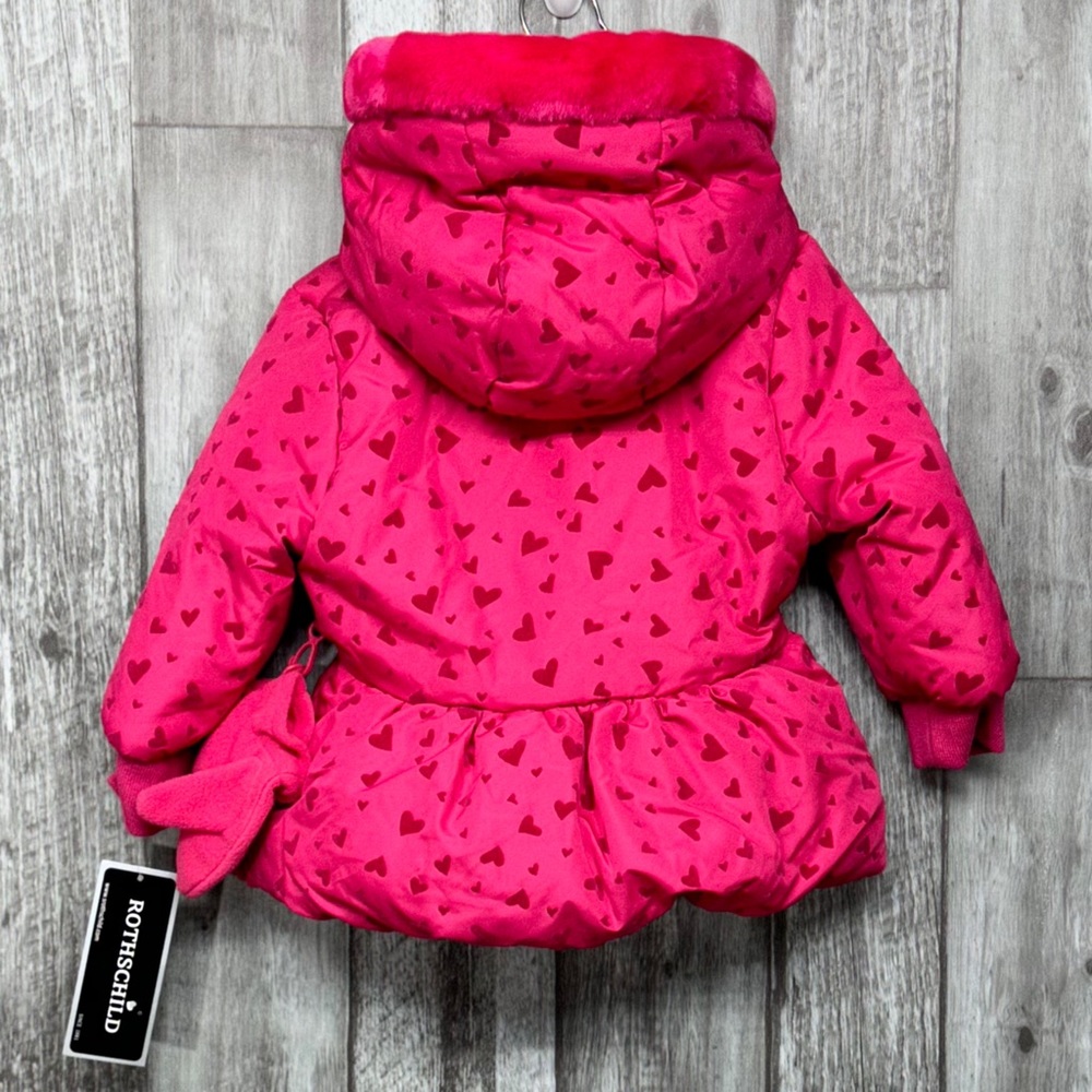 Rothschild Peplum Jacket With Mittens NWT - Picture 2 of 10